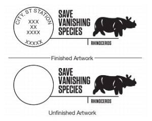 Save Vanishing Species 60¢ Rhinoceros